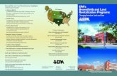 EPA's Brownfields and Land Revitalization Programs ...btadd.com/wp-content/uploads/2016/05/09brochure.pdf2016/05/09  · This brochure provides a general overview of EPA's Brownfields