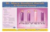 THIRD SUNDAY OF ADVENT DECEMBER 14, 2014 St. Mary … · of the Chicago-Detroit Province of the Society of Jesus, has missioned Fr. John Ferone, SJ to serve as a full-time campus