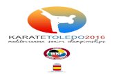 25 SENIOR MEDITERRANEAN KARATE CHAMPIONSHIP · World Karate Federation ... WKF annual calendar. Next year we will all come to Tarragona to participate in the ... 18th Mediterranean