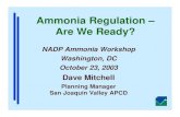 NADP Ammonia Workshop Washington, DC October 23, 2003nadp.slh.wisc.edu/nh4ws/Mitchell/Mitchell.pdf · 3 1 Resolution n Ammonia measurements most convincing evidence of excess n Weight
