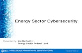 Energy Sector Cybersecurity - OSIsoft · NIST ITL The NCCoE is part of the NIST Information Technology Laboratory and operates in close collaboration with the Computer Security Division.