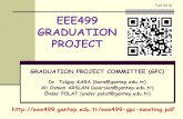 EEE499 GRADUATION PROJECTeee499.gantep.edu.tr/eee499-gpc-meeting.pdf · The Graduation Project Committee The GPC: Coordinates EEE499 and provides information to students and supervisors.