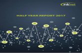 HALF YEAR REPORT 2017 · HOSTING asknet offers its innovative digital solutions for academic institutions and manufacturers exclusively as cloud-based SaaS (Software as a Service)