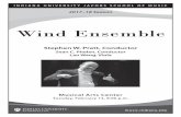Wind Ensemble - DENTON SUTHERLIN PERCUSSION · Jeffrey Hass (born 1953) Fixed Media. ... April 6, 7, 13, 14 7:30pm April 8 2pm Musical Arts Center ARTHUR LAURENTS Book LEONARD BERSTEIN