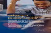 welcome to randstad’s employee benefits program. · randstad welcome to randstad’s employee . benefits program. As a new hire at randstad, we’re pleased to offer you . a benefits