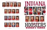 MEET THE 2015-16 HOOSIERS · ing an ACL surgery a month ago. The other three freshmen have been doing well so far and have surprised Loring with how well they are doing and how coachable