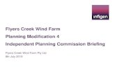 Flyers Creek Wind Farm Planning Modification 4 Independent ... · Agenda Arial Bold 28pt 2 1. Introductions 2. Flyers Creek Wind Farm 3. Modification 4 4. Project Approval Conditions