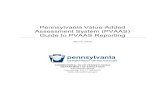 Pennsylvania Value-Added Assessment System (PVAAS) Guide ... and... · Pennsylvania Value-Added Assessment System (PVAAS) Guide to PVAAS Reporting . March 2020 . COMMONWEALTH OF PENNSYLVANIA