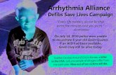 Arrhythmia Alliance · Arrhythmia Alliance - Defibs Save Lives Campaign “Every life matters, do not let that extra five minutes cost you yours.” - GAVIN’S FAMILY SCA) is the
