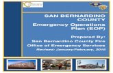 SAN BERNARDINO COUNTY Emergency Operations Plan (EOP)cms.sbcounty.gov/portals/58/Documents/OES/2018 EOP Update.pdf · 1996 Standardized Emergency Management System (SEMS) resulted