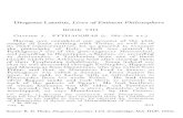 PYTHAGORAS - philipharland.comphilipharland.com/Courses/Readings/3106/Diogenes Laertius, Pythag… · BOOKVIII Chapter1.PYTHAGORAS (c.582-500b.c.) Havingnowcompletedouraccountofthephil-osophyofIoniastartingwithThales,aswellasof