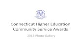 Connecticut Higher Education Community Service Awards Higher... · Keshia Ashe, University of Connecticut Keshia Ashe, a PH.D Student in Chemical Engineering founded ManyMentors which