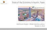 State of the Economy in Austin, Texas€¦ · See CompTIA Cyberstates report for tech definition. (GDP) US Bureau of Economic Analysis, inflation adjusted in chained 2009 dollars.
