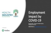 Employment impact by COVID-19 · 2020. 4. 8. · Employment impact by COVID-19 George Sotiris – Director of Health Industry Employment Services 0408 078 091 |E: george@healthindustryes.com.au