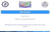 QCD Exoticaconferences.hepi.tsu.ge/RDP_QCD_2019/Lectures/... · Introduction Two recent reviews: S. L. Olsen, T. Skwarnicki, Nonstandard heavy mesons and baryons: Experimental evidence,