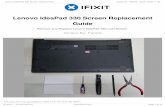 Lenovo IdeaPad 330 Screen Replacement Guide...4- Work your way around the Laptop separating the top from the bottom. See Next Step To Finish Removing Bottom Panel Lenovo IdeaPad 330