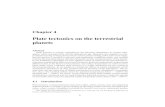 Plate tectonics on the terrestrial planetsthienen/pdf/chap4.pdf · Plate tectonics is characterized by mid-ocean ridges, where oceanic crust and underlying depleted mantle is created