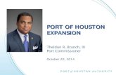 PORT OF HOUSTON EXPANSION...TEXAS 2nd largest state economy in the U.S. 2nd largest state – 8% of U.S. population – 26M Population + 8.5% over next 5 years 51 Fortune 500 companies