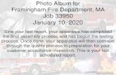 Photo Album Template...2011/01/20  · Photo Album for Framingham Fire Department, MA Job 33950 January 10, 2020 Sine your last report, your apparatus has completed the final assembly