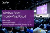 Windows Azure Hybrid+Mixed Clouddownload.microsoft.com/download/3/0/E/30E8E435-33D1-47B0... · 2018. 10. 13. · Results for this example in Azure: Web App & Document Generation Service