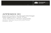 Appendix B5 - Construction Cultural Heritage Management ... Construction Cultural Heritage Management