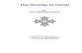 The Divinity of Christ - copticchurch.net · Divinity of Christ. The heresy of Jehovah's Witnesses rose against the Divinity of Christ. It was founded, as alleged, in Pennsylvania,