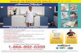 WALK-IN BATHTUB SALE! · Walk-In Tubs EXPERIENCE YOU CAN TRUST! Only American Standard has OVER 140 years of experience and offers the Liberation Walk-In Bathtub. SUPERIOR DESIGN!