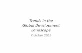 Trends in the Global Development Landscape · Global Development Landscape ... Increasing number of refugees and all-time highs in migration flows. 4 Reducing Poverty Through Growth.