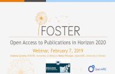 Open Access to Publications in Horizon 2020 · more on how to comply with the H2020 Open Access mandate? 1. Open Access in H2020: summary of requirements ... DEFAULT Open Access is