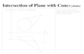 Intersection of Plane with Cone/Cylindernrskumar/Index... · MECH 211 LECTURE #8 ... • Development of a right/oblique cylinder Content of the Lecture • Radial Line Method •