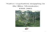Native vegetation mapping - Home | bmcc.nsw.gov.au · 2018. 2. 26. · 2.1 Aerial photography Most of the native vegetation in the Blue Mountains City has been mapped using orthorectified