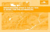 Modernizing Utah's Sales Tax: A Guide for Policymakers · 2019. 4. 9. · 1997 2000 2003 2006 2009 2012 2015 2018 U.S. Average Utah Utah Arizona ... This paper seeks to make the case