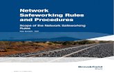 Network Safeworking Rules and Procedures · 2017. 7. 6. · 1001 Scope of the Network Safeworking Rules, Version 1.0, 31 March 2016 UNCONTROLLED WHEN PRINTED 5 of 13. Network Safeworking