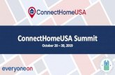 ConnectHomeUSA Summit - Enterprise Community Partners · •Max Dennison –Parks & Recreation •Byron Wright –Resident Relations ... The Summit will resume at 1:00 p.m. EST with