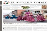 Flanders today...2 current affairs 4 politics 6 business 7 innovation 9 education 10 living 15 agenda Textile empowerment Antwerp costume workshop brings low-skilled Toon Lambrechts