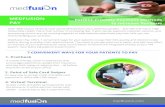 MEDFUSION Patient-Friendly Payment Methods PAY to Increase Revenue · 2020. 2. 7. · shortchanging your practice. MEDFUSION PAY Patient-Friendly Payment Methods to Increase Revenue