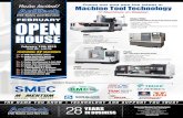 17 Machines on Display! OPEN...OPEN HOUSE Come out and see the latest in 17 Machines on Display! FEATURING 17 MACHINES 3 - DMC Horizontal Lathes 4 - SMEC (Samsung Machine Engineering