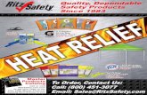Quality, Dependable Safety Products Since 1983 Promotions.pdfPage 3 2.5 Gallon Powder PackTM Drink Mix Back Cover Master Products Catalog Call or visit RitzSafety.com now to get your