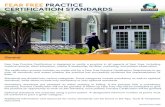 Practice Certification Standards Summary Non-Fillable...CERTIFICATION STANDARDS Fear Free Practice Certification is designed to certify a practice in all aspects of Fear Free, including