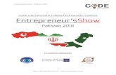CODE International & COMSATS University Presents …entrepreneurs.show/wp-content/uploads/2019/12/Event... · 2019. 12. 17. · Afnan Ahmed, Aleena Ayun, Arslan Husain, Maryam Tahir,