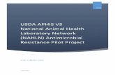 USDA APHIS VS National Animal Health Laboratory …...antimicrobials with canine breakpoints; another 13 isolates were resistant to 10 antimicrobials. Within the cephalosporin class