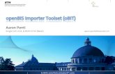 Aaron Ponti - ETH Zürich - Homepage | ETH Zürich · oBIT – openBIS Importer Toolset The openBIS Importer Toolset is a tightly integrated collection of tools that allows for the