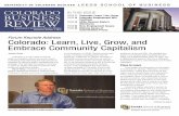 Colorado: Learn, Live, Grow, and Embrace Community Capitalism · 2016. 2. 3. · 16% of the current workforce is Hispanic, but more important, 31% of the upcoming high school graduating