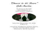 “Cheers to 40 Years” Gala Auction · At the “Cheers to 40 Years Gala Auction,” test your luck at our High-Low Card Game for a chance to win: $500 worth of gas Donated by: