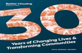 ansforming Communities 2018 ANNUAL REPORT...2 | Better Housing Coalition Better Homes.Better Communities. Better Lives. | 3 30 YEARS AGO, gas sold for 96 cents a gallon. A loaf of