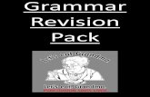 Grammar Revision Pack - kpjs.harrow.sch.uk · One day hell surprise us! peter takes part in cycle races and last year he won the championship. He's tying at national level now. Joe