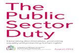 The Public Sector Duty - Home - IHREC · • IHREC staff in the Public Sector Duty team may provide guidance on standards for human rights and equality training that a public body