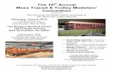 The 16th Annual Mass Transit & Trolley Modelers’ …shorelinetrolley.org/wp-content/uploads/2016/05/Mass...The 2016 Mass Transit & Trolley Modelers’ Convention Registration Form