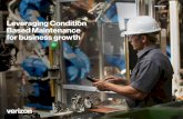 Leveraging Condition Based Maintenance for business growth… · 2018. 5. 7. · 3 Manufacturers cited the following reasons for connecting their products: 58%, to create a competitive