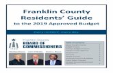 Franklin County Residents’ Guide...As the leading provider of safety net services, Franklin County is working on a number of initiatives to ensure all residents are provided opportunities
